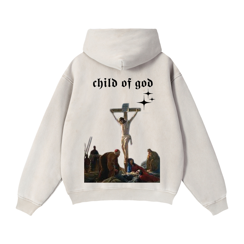 Zip-Through Boxy Fleece Hoodie